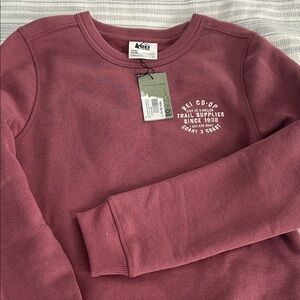 REI Co-op Maroon Sweatshirt for kids